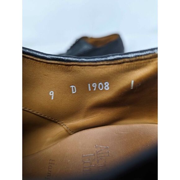 Allen Edmonds Hampstead Black Woven Leather Wing Tip Oxford Shoes main image 5